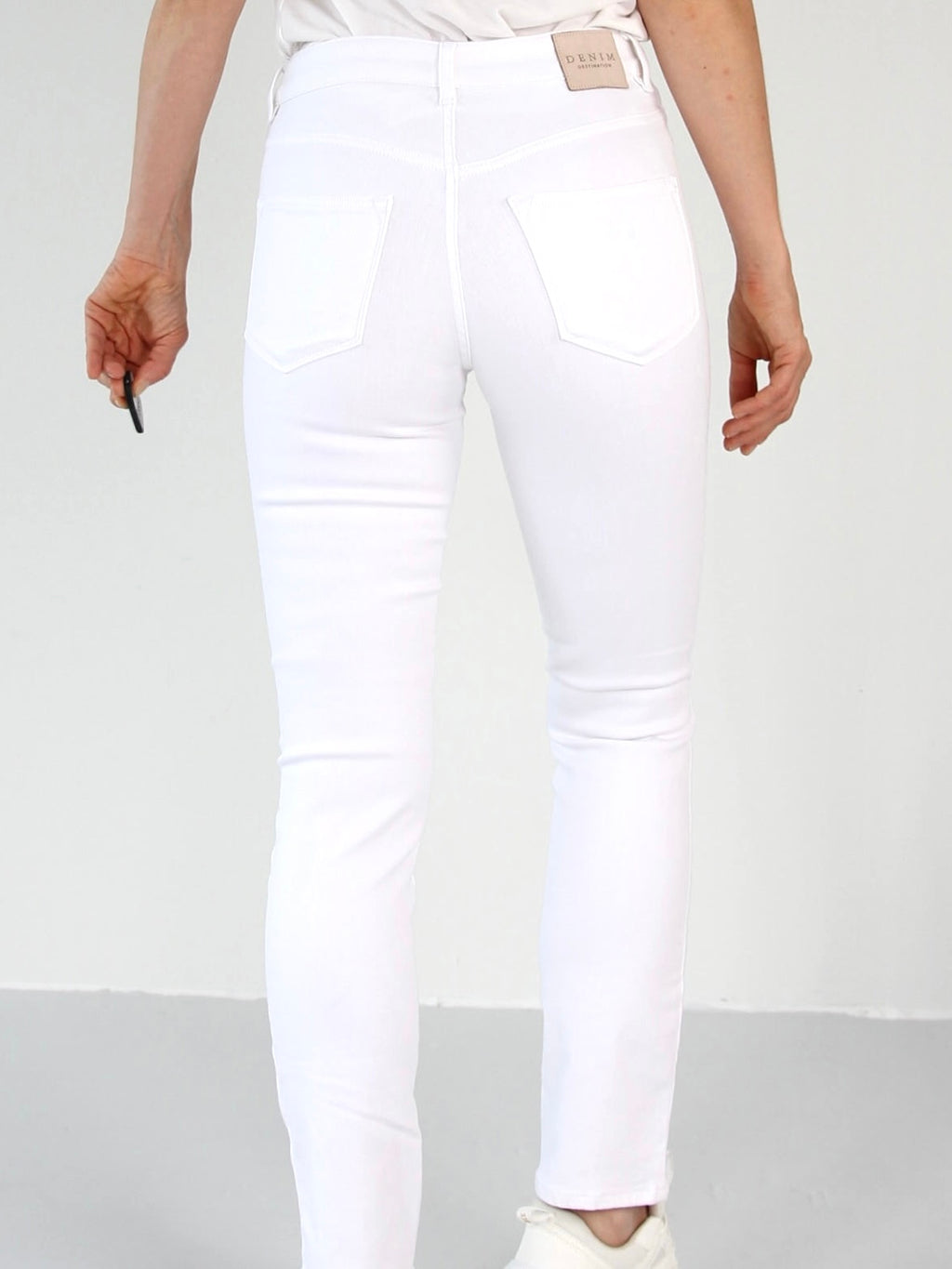 Hvite Ellery tailored jeans til dame